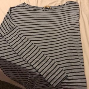 Grey & Black Piko Long Sleeve Shirt